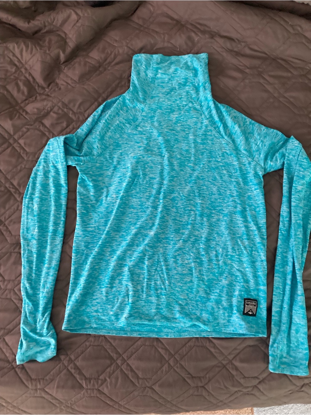 Oiselle Mile One Lux Pull Over Size Small Blue